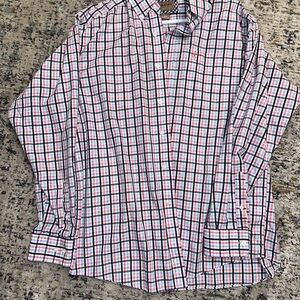 Ariat Men's Checkered Shirt - Pink and Black